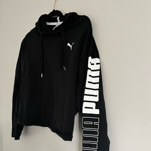 NWOT PUMA cropped long sleeve hoodie